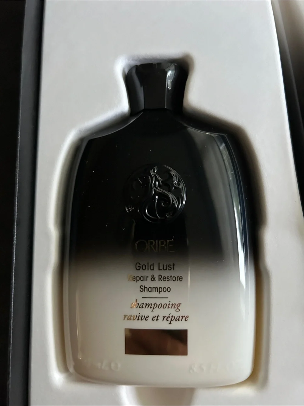 Oribe Gold Lust Collection New in Decorative Box with Black and Blue Accents